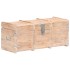 Baúl de almacenamiento de madera maciza de acacia 90x40x40