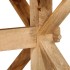 Mesa de centro madera maciza de mango 110x52x40