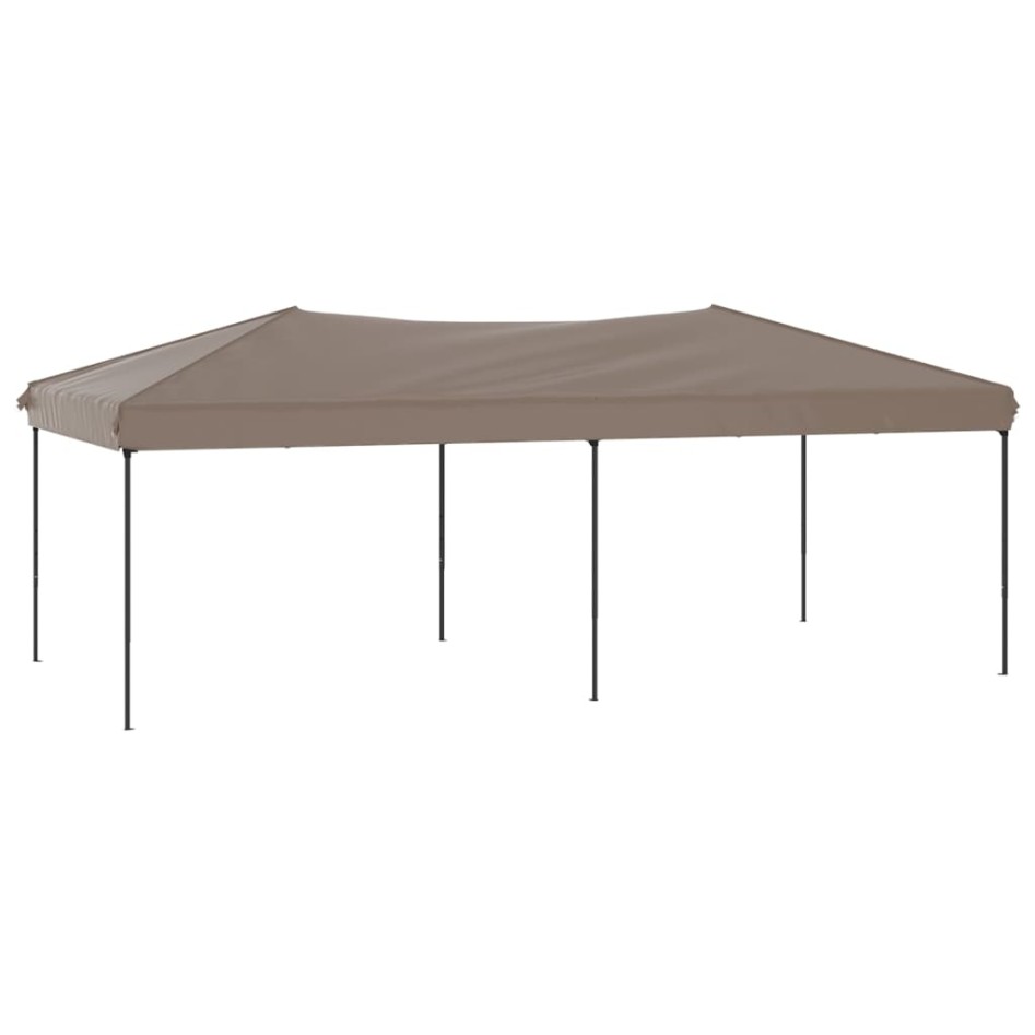 Carpa para fiestas plegable gris taupe 3x6