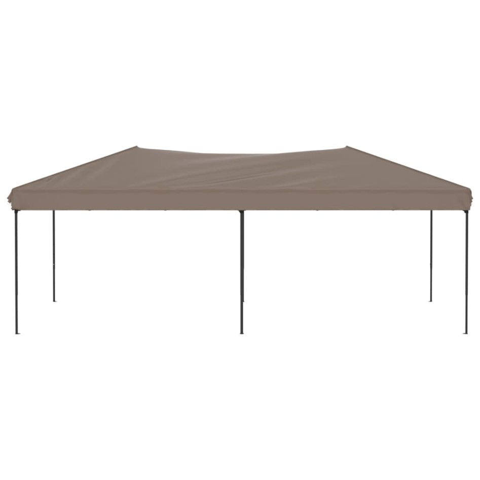 Carpa para fiestas plegable gris taupe 3x6