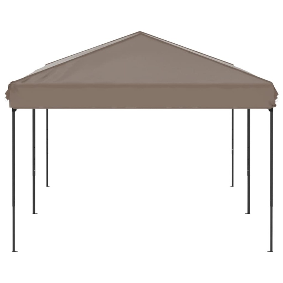 Carpa para fiestas plegable gris taupe 3x6