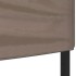 Carpa para fiestas plegable gris taupe 3x6