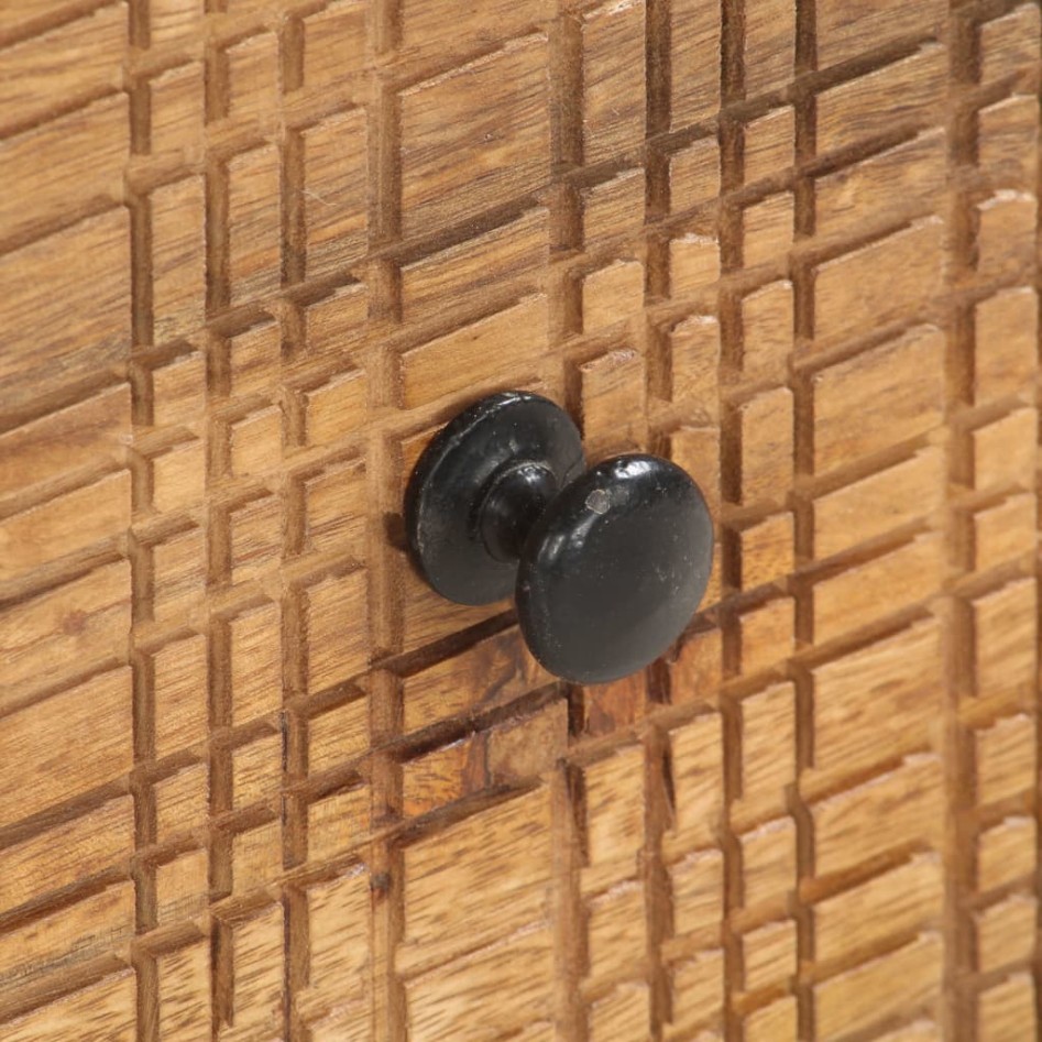 Aparador de madera maciza de mango 45x30x75