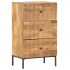 Aparador de madera maciza de mango 45x30x75