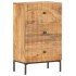 Aparador de madera maciza de mango 45x30x75