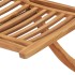 Silla de jardín plegable madera maciza de teca 50x90x69