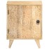 Mesita de noche tallada de madera maciza de mango 40x30x50