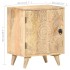Mesita de noche tallada de madera maciza de mango 40x30x50
