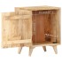 Mesita de noche tallada de madera maciza de mango 40x30x50