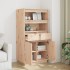 Aparador alto de madera maciza de pino 60x40x116,5