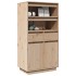 Aparador alto de madera maciza de pino 60x40x116,5