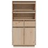 Aparador alto de madera maciza de pino 60x40x116,5