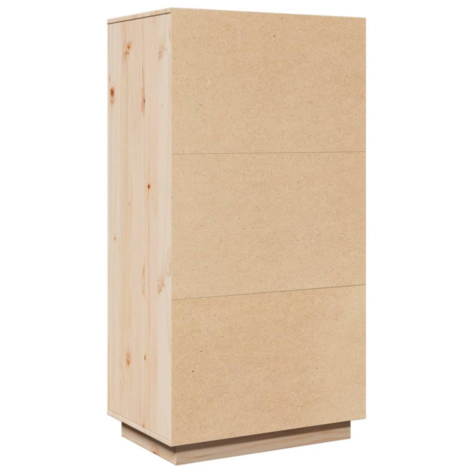 Aparador alto de madera maciza de pino 60x40x116,5