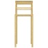 Arco de madera de pino macizo impregnado 141x97x243