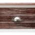 Aparador madera maciza de Paulownia marrón viejo 108x30x76