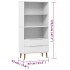 Librería MOLDE madera maciza de pino blanco 85x35x170,5