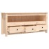 Mueble de TV de madera maciza de pino 114x35x52