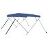 Toldo Bimini de 4 arcos azul 243x210x137