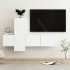 Set de muebles de salón TV 3 piezas madera de ingeniería