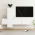 Set de muebles de salón TV 3 piezas madera de ingeniería
