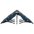 Tumbona plegable para 2 personas acero con estampado de