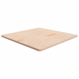 Tablero de mesa cuadrada madera de roble sin tratar
