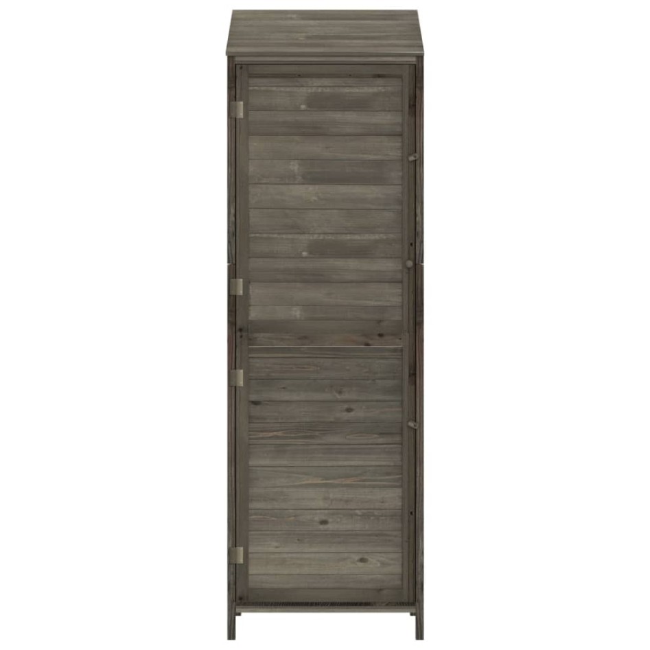 Cobertizo de jardín madera maciza abeto antracita