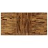 Mesa de comedor de teca reciclada y acero 180x90x76
