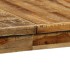 Mesa de comedor de teca reciclada y acero 180x90x76
