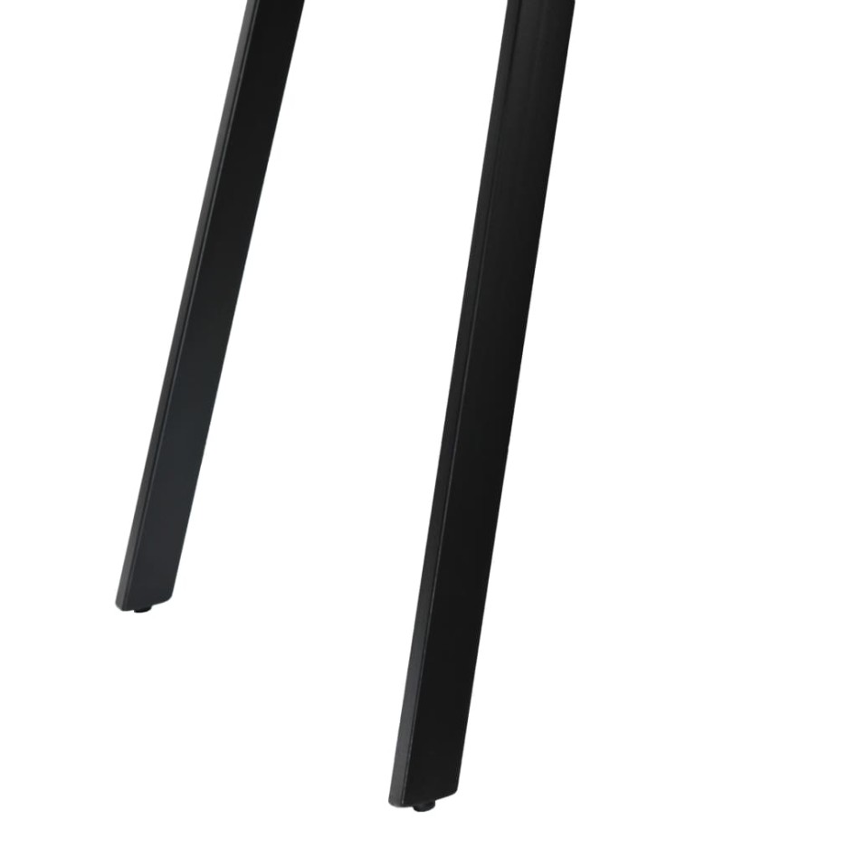 Mesa de comedor de teca reciclada y acero 180x90x76