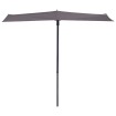Madison Sombrilla para balcón Sun Wave gris taupe 270x150 cm PAC3P015