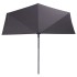 Madison Sombrilla para balcón Sun Wave gris taupe 270x150 cm