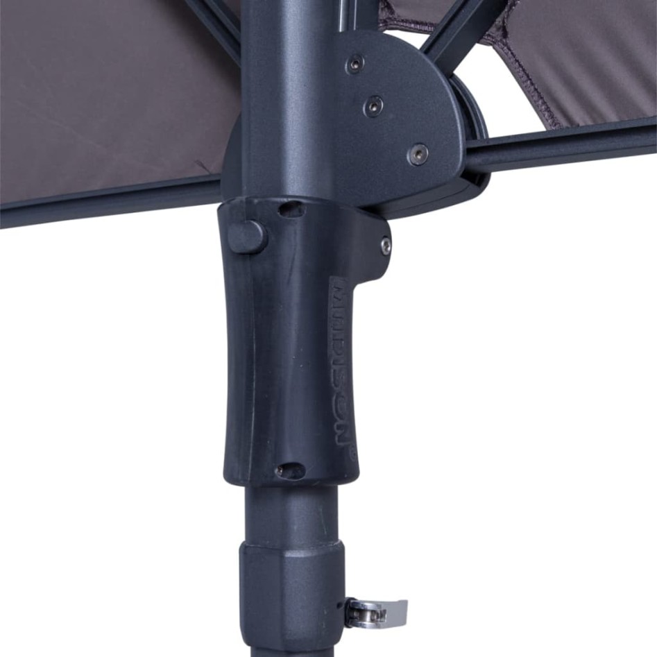 Madison Sombrilla para balcón Sun Wave gris taupe 270x150 cm