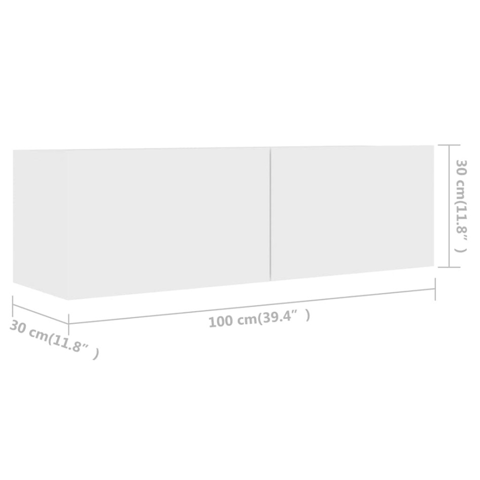 Set de muebles de salón TV 6 piezas madera de ingeniería