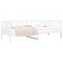 Sofá cama sin colchón madera maciza de pino blanco 80x200