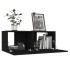 Muebles de salón 4 uds madera ingeniería negro 80x30x30