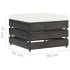 Muebles de jardín 2 pzas con cojines gris madera