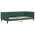 Sofá cama sin colchón terciopelo verde oscuro 100x200