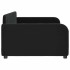 Sofá cama sin colchón terciopelo negro 90x200