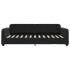 Sofá cama sin colchón terciopelo negro 100x200