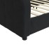 Sofá cama sin colchón terciopelo negro 100x200