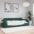 Sofá cama sin colchón terciopelo verde oscuro