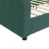 Sofá cama sin colchón terciopelo verde oscuro