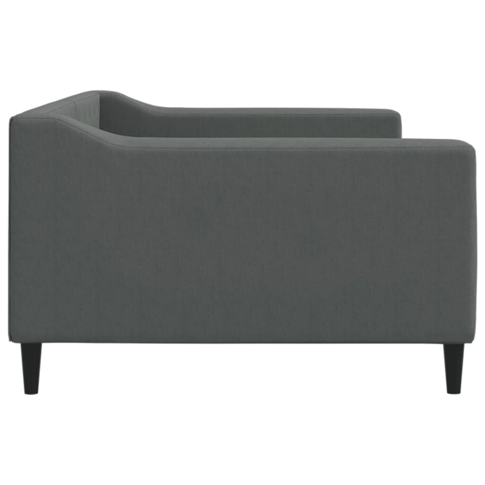Sofá cama sin colchón tela gris oscuro 100x200