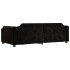 Sofá cama sin colchón tela negro 80x200