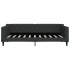 Sofá cama sin colchón tela negro 90x190