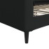 Sofá cama sin colchón tela negro 90x190