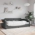 Sofá cama sin colchón tela gris oscuro 90x190