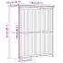 Armario BODO madera maciza de pino gris 146x53,5x173