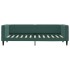 Sofá cama sin colchón terciopelo verde oscuro 80x200